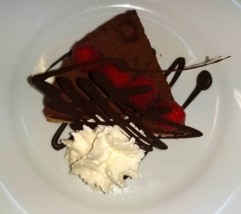 tarte chocolat framboise