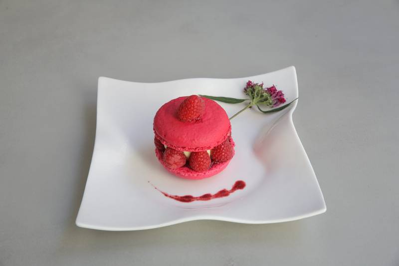 Macaron framboise