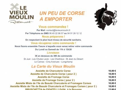 Plats à emporter ou en livraison domicile / bureau sur Marseille 13004