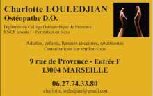 OSTEOPATHE 13004 Charlotte LOULEDJIAN